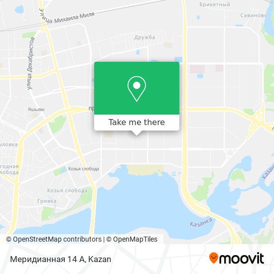 Меридианная 14 А map