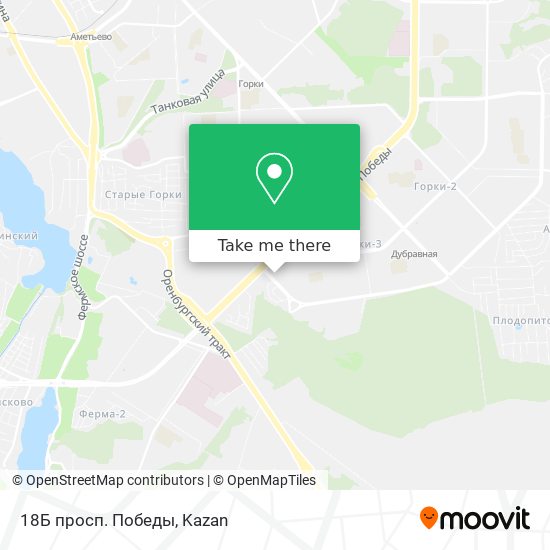 18Б просп. Победы map