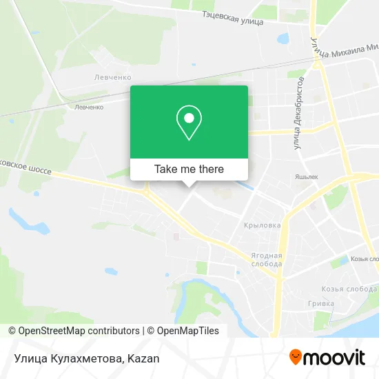 Улица Кулахметова map