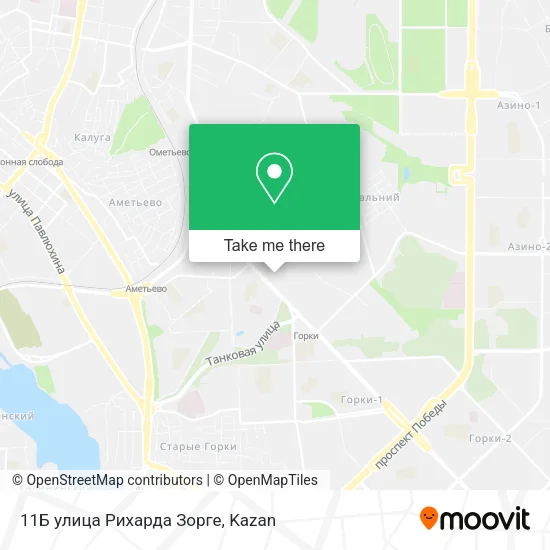 11Б улица Рихарда Зорге map