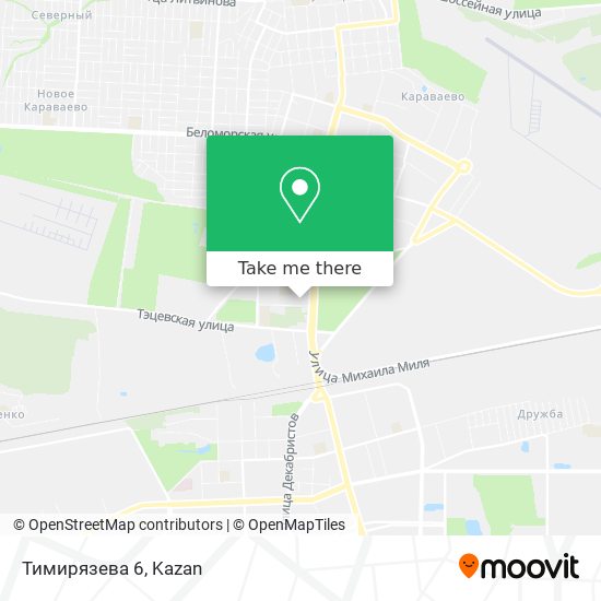 Тимирязева 6 map