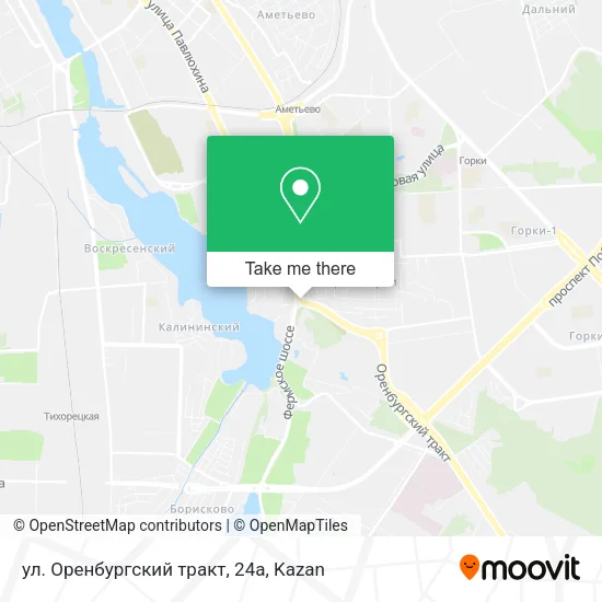 ул. Оренбургский тракт, 24а map