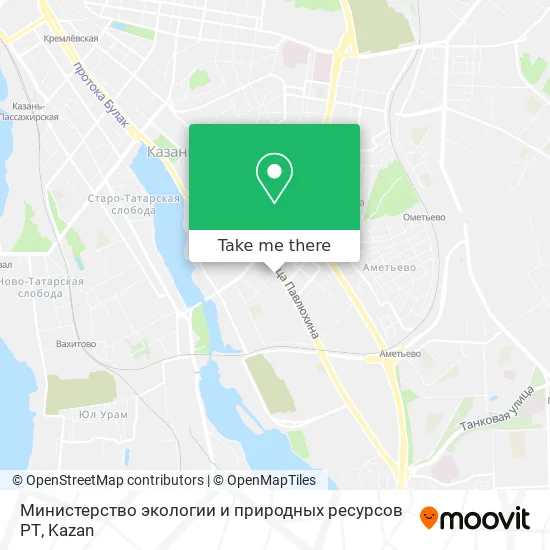 Министерство экологии и природных ресурсов РТ map