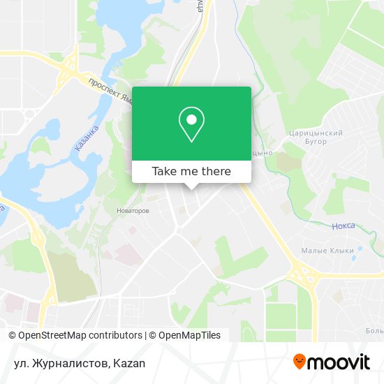 ул. Журналистов map