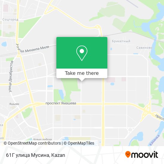 61Г улица Мусина map