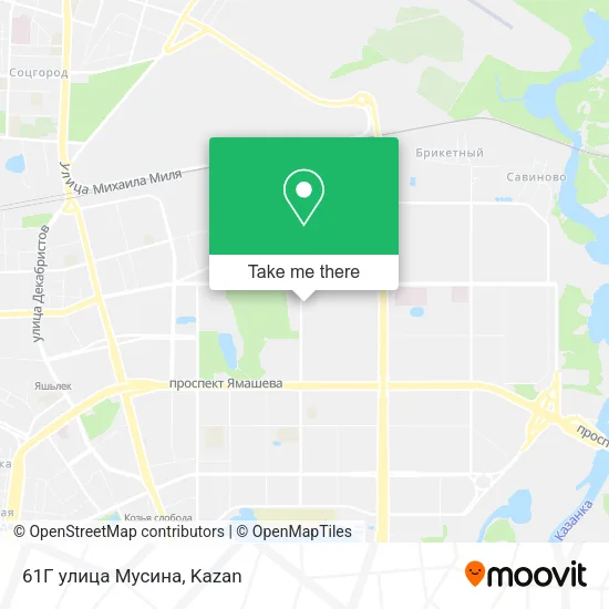 61Г улица Мусина map