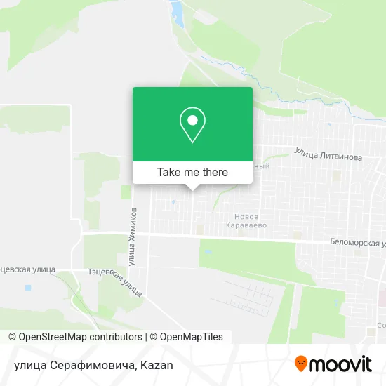 улица Серафимовича map