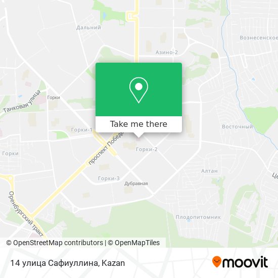 14 улица Сафиуллина map