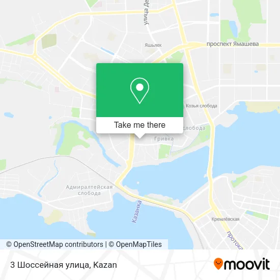 3 Шоссейная улица map