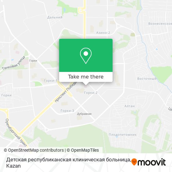 Детская республиканская клиническая больница map