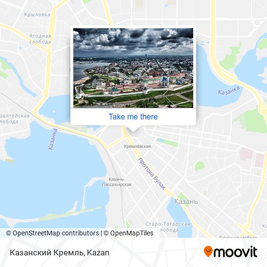 Казанский Кремль map