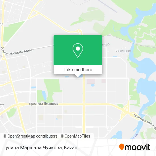 улица Маршала Чуйкова map