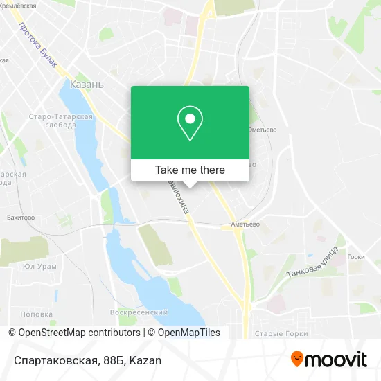 Спартаковская, 88Б map