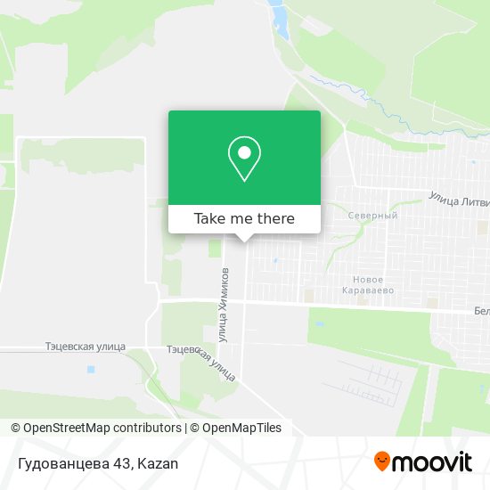 Гудованцева 43 map