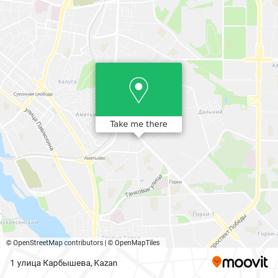 1 улица Карбышева map