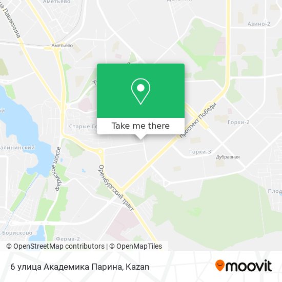 6 улица Академика Парина map