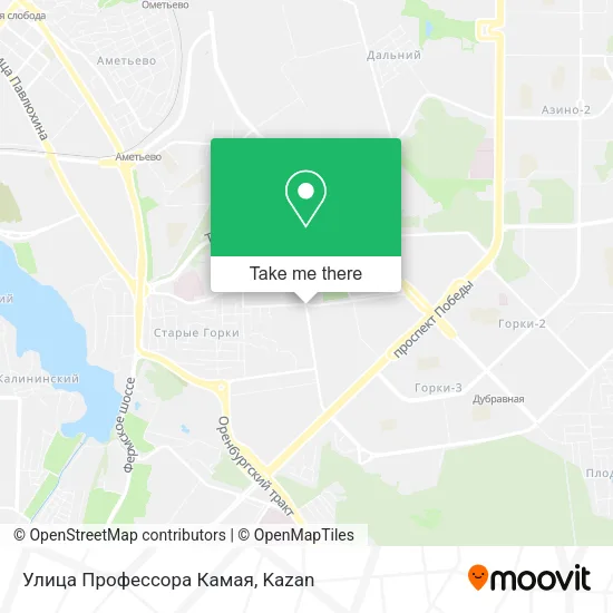 Улица Профессора Камая map