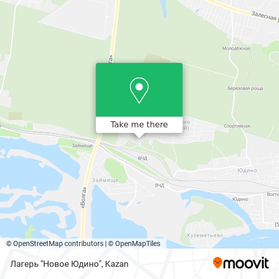 Лагерь "Новое Юдино" map