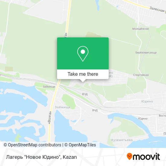 Лагерь "Новое Юдино" map
