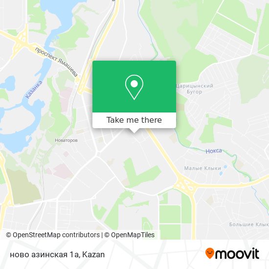 ново азинская 1а map
