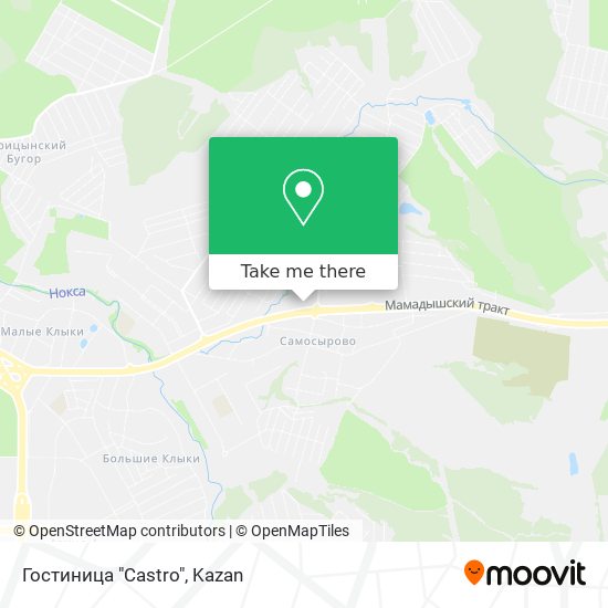 Гостиница "Castro" map