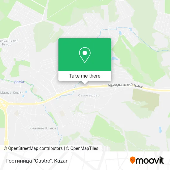 Гостиница "Castro" map