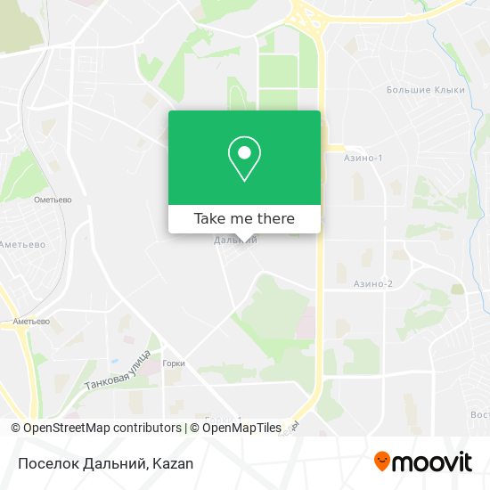 Поселок Дальний map