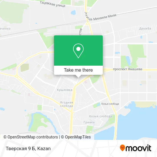 Тверская 9 Б map