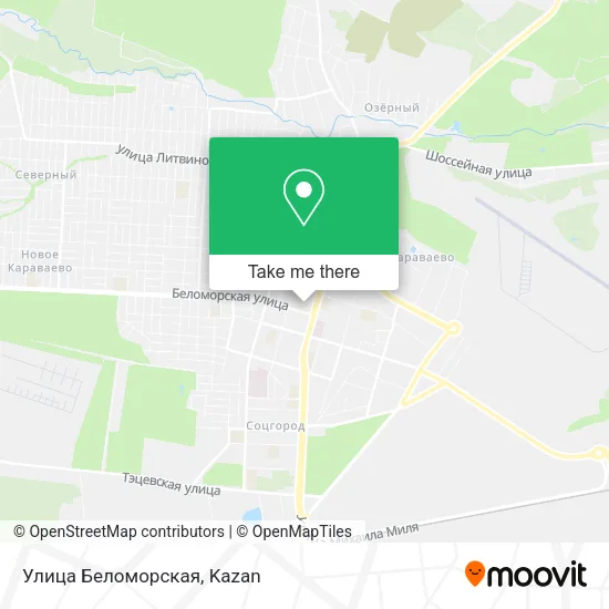 Улица Беломорская map