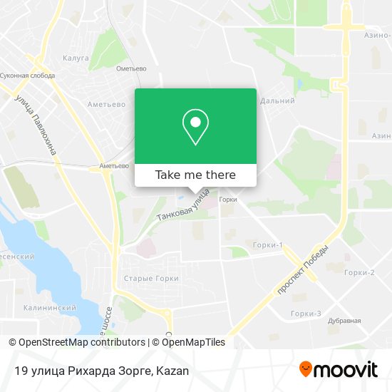 19 улица Рихарда Зорге map