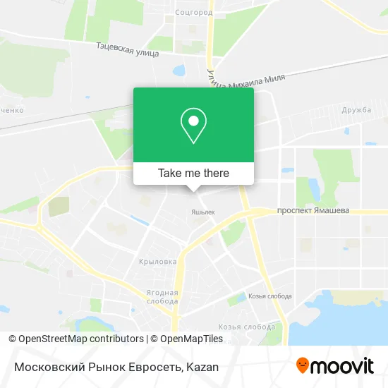 Московский Рынок Евросеть map
