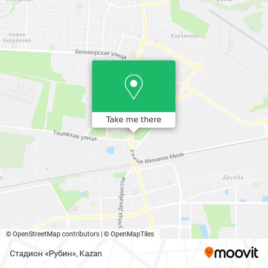 Стадион «Рубин» map
