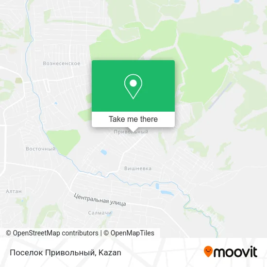 Поселок Привольный map