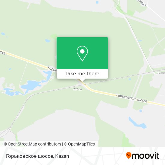 Горьковское шоссе map