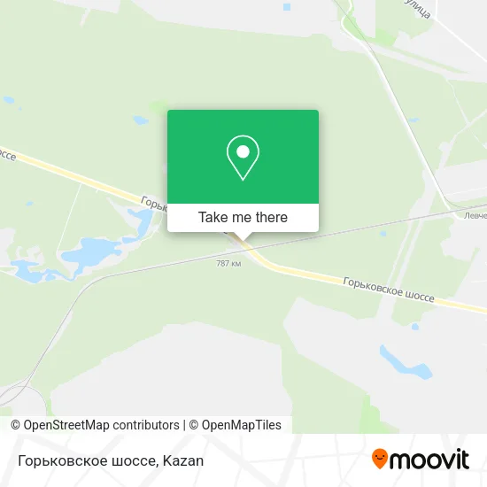 Горьковское шоссе map