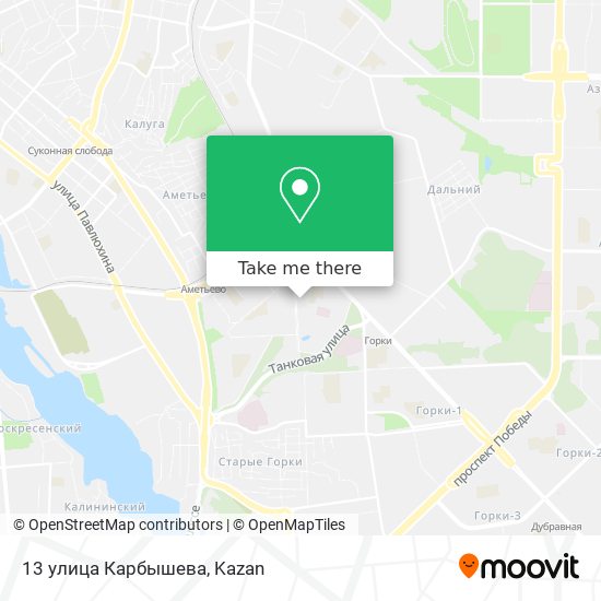 13 улица Карбышева map
