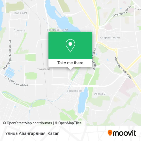 Улица Авангардная map