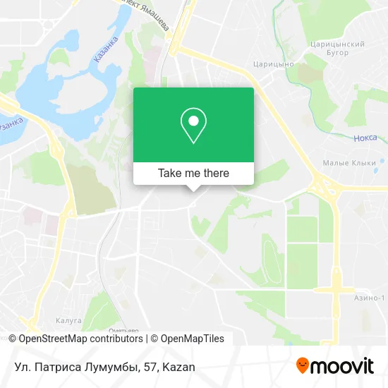 Ул. Патриса Лумумбы, 57 map