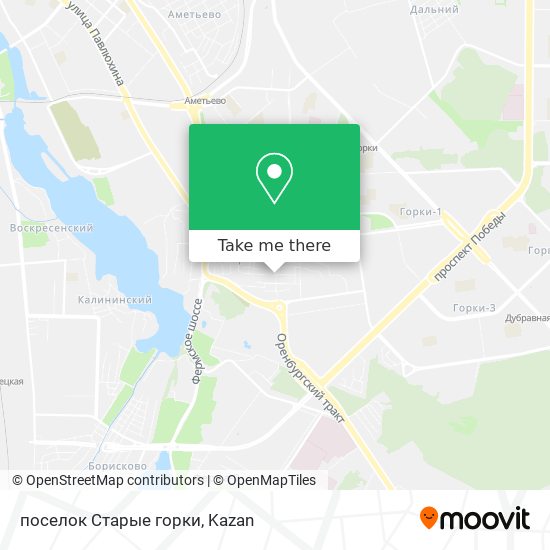 поселок Старые горки map