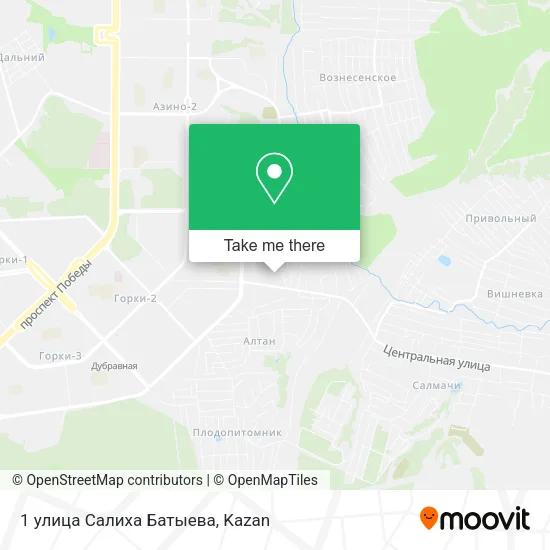 1 улица Салиха Батыева map