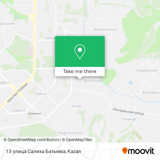 13 улица Салиха Батыева map