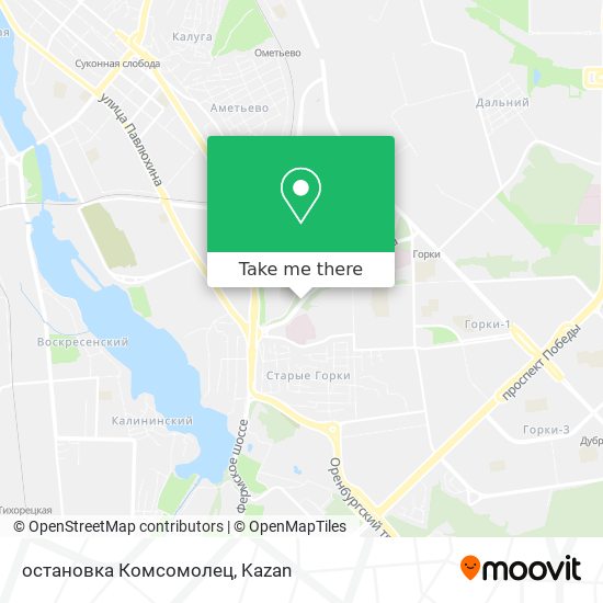 остановка Комсомолец map