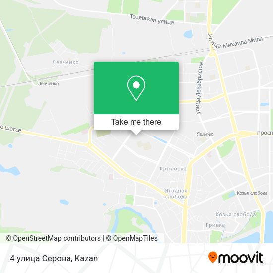 4 улица Серова map