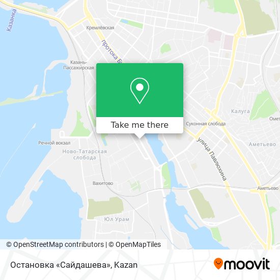 Остановка «Сайдашева» map