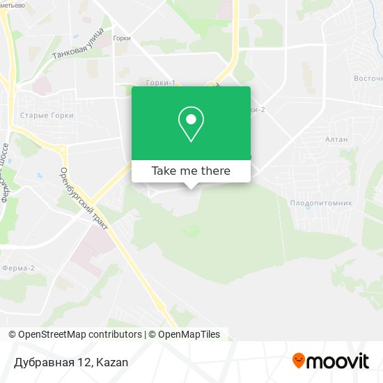 Дубравная 12 map