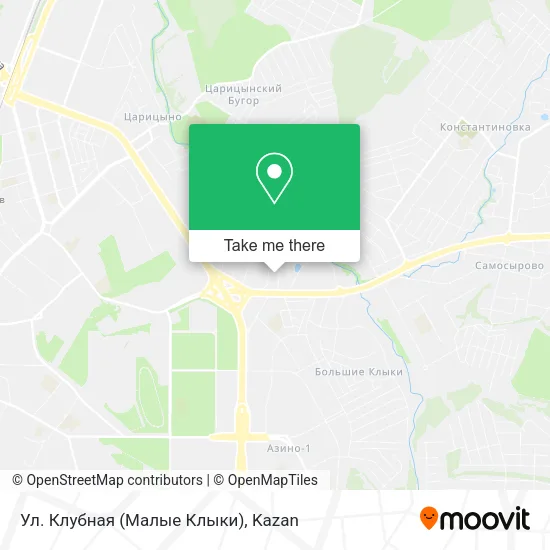 Ул. Клубная (Малые Клыки) map