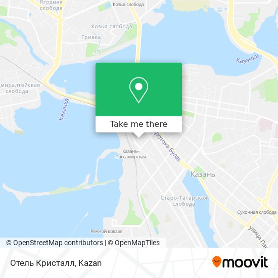 Отель Кристалл map