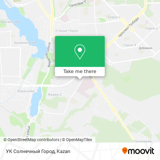 УК Солнечный Город map