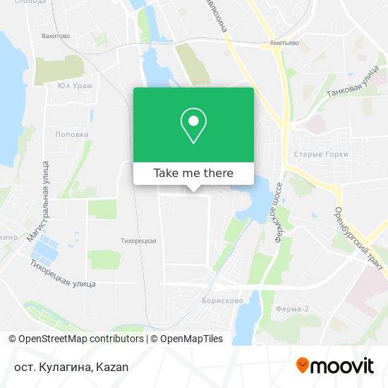 ост. Кулагина map