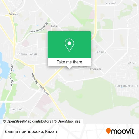 башня принцесски map